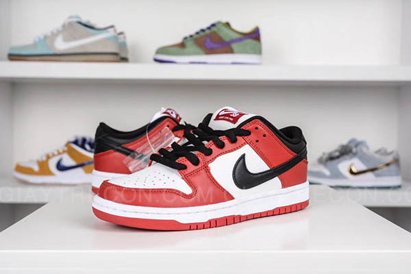 Giày Nike SB Dunk Low J-Pack Chicago Trắng Đỏ