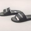 Giày Balenciaga Pool Slide màu đen trắng