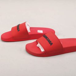 Giày Balenciaga Pool Slide màu đỏ