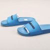 Giày Balenciaga Pool Slide màu xanh dương