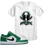 Giày Jordan 1 Low Pine Green + Áo thun I'm Killin It