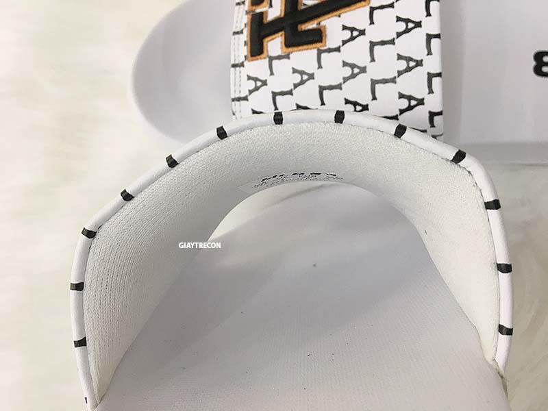 Dép MLB LA Monogram chữ thêu trắng Like Auth 99%