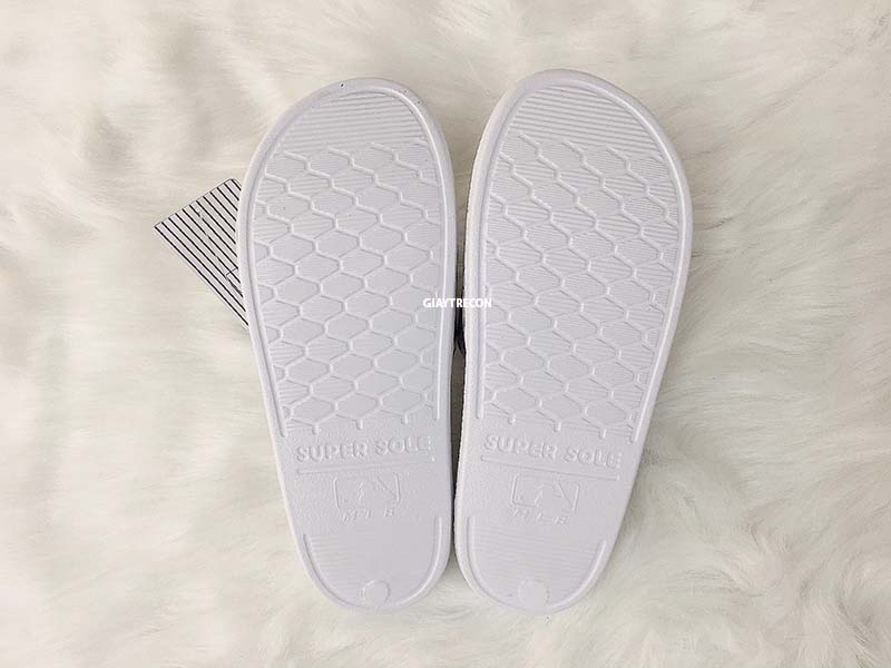 Dép MLB LA Monogram chữ thêu trắng Like Auth 99%