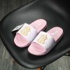 Dép MLB NY Monogram chữ thêu hồng Like Auth 99%