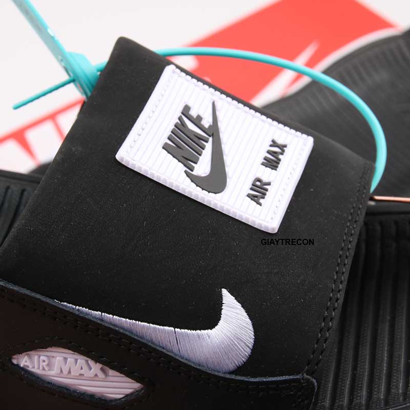 Dép Nike Air Max 90 Slide Đen Trắng