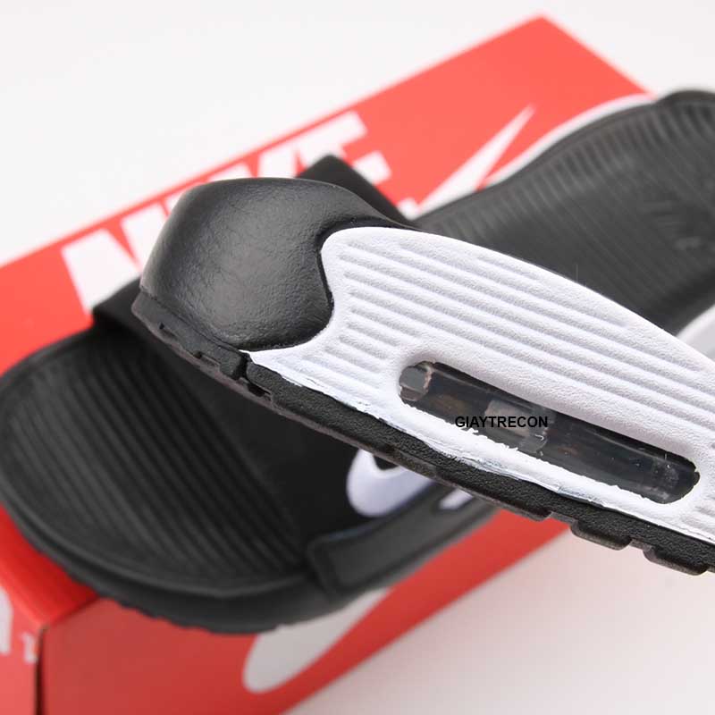 Dép Nike Air Max 90 Slide Đen Trắng