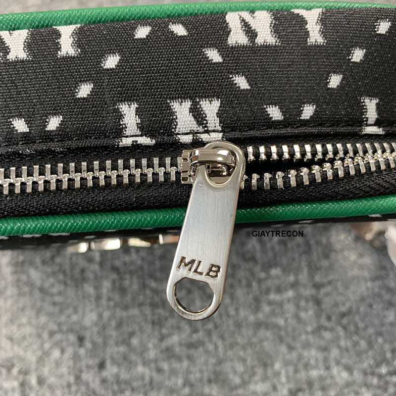 Túi MLB Diamond Monogram Jacquard Mini Bag NY Xanh Lá
