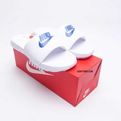Dép Nike Victori One Slide Trắng Xanh