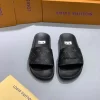 Dép LV Slide Monogram Màu Đen (Hàng F1)