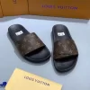 Dép LV Slide Monogram Màu Nâu (Hàng F1)