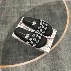 Dép Dolce & Gabbana D&G Multi Logo (Hàng F1)