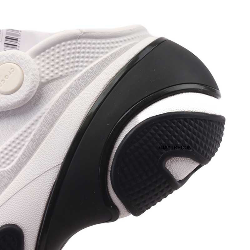 Dép Crocs Bubble Crush Clog Trắng Đen