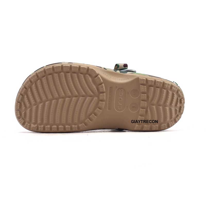 Dép Crocs A Bathing Ape ABC Màu Xanh Lá